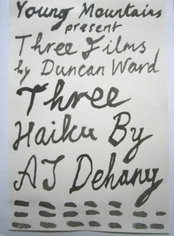 Three Haiku By AJ Dehany film poster by Duncan Ward