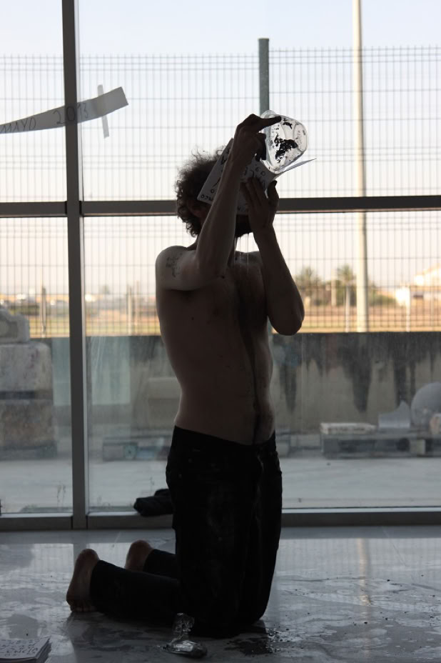 The Artist Grows Old performance by Duncan Ward