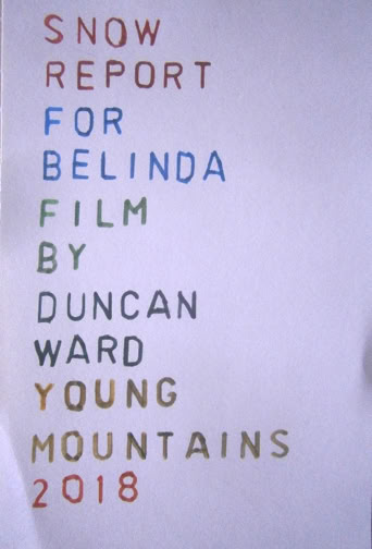 Snow Report film poster by Duncan Ward
